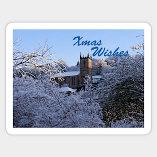 Winter Church Sticker